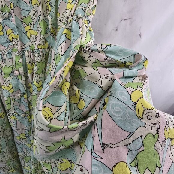 Torrid X Disney Shirt Dress Womens 10 M Actual Large Tinker Bell Midi Button - Picture 10 of 12